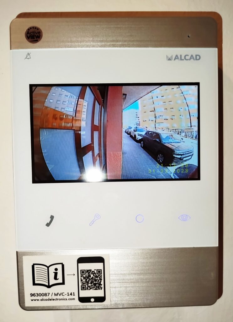 Monitor videoportero Alcad